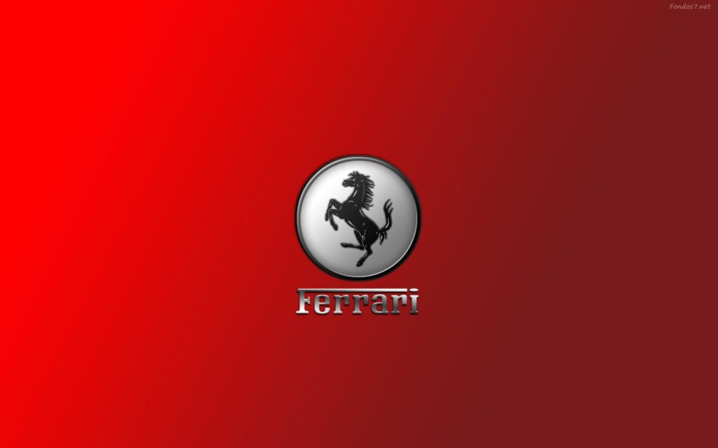 Обои логотип ferrari