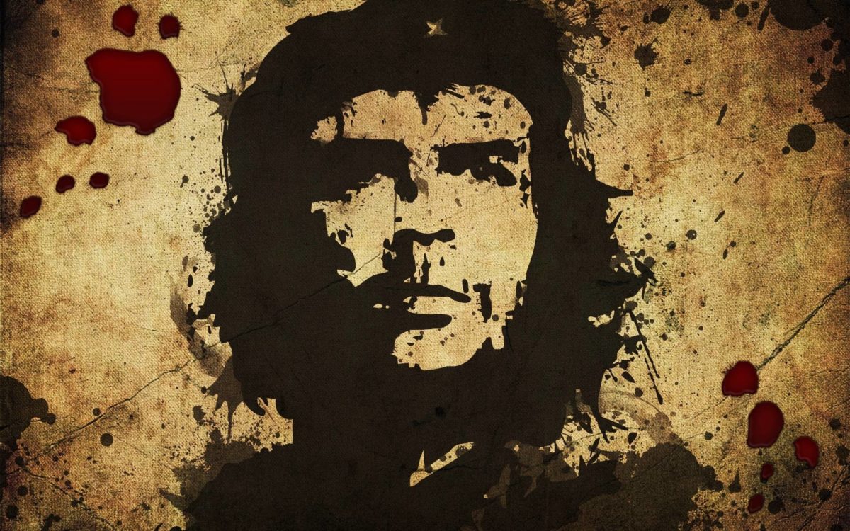 Che Guevara Splatter Design Free Stock Photo and Wallpaper