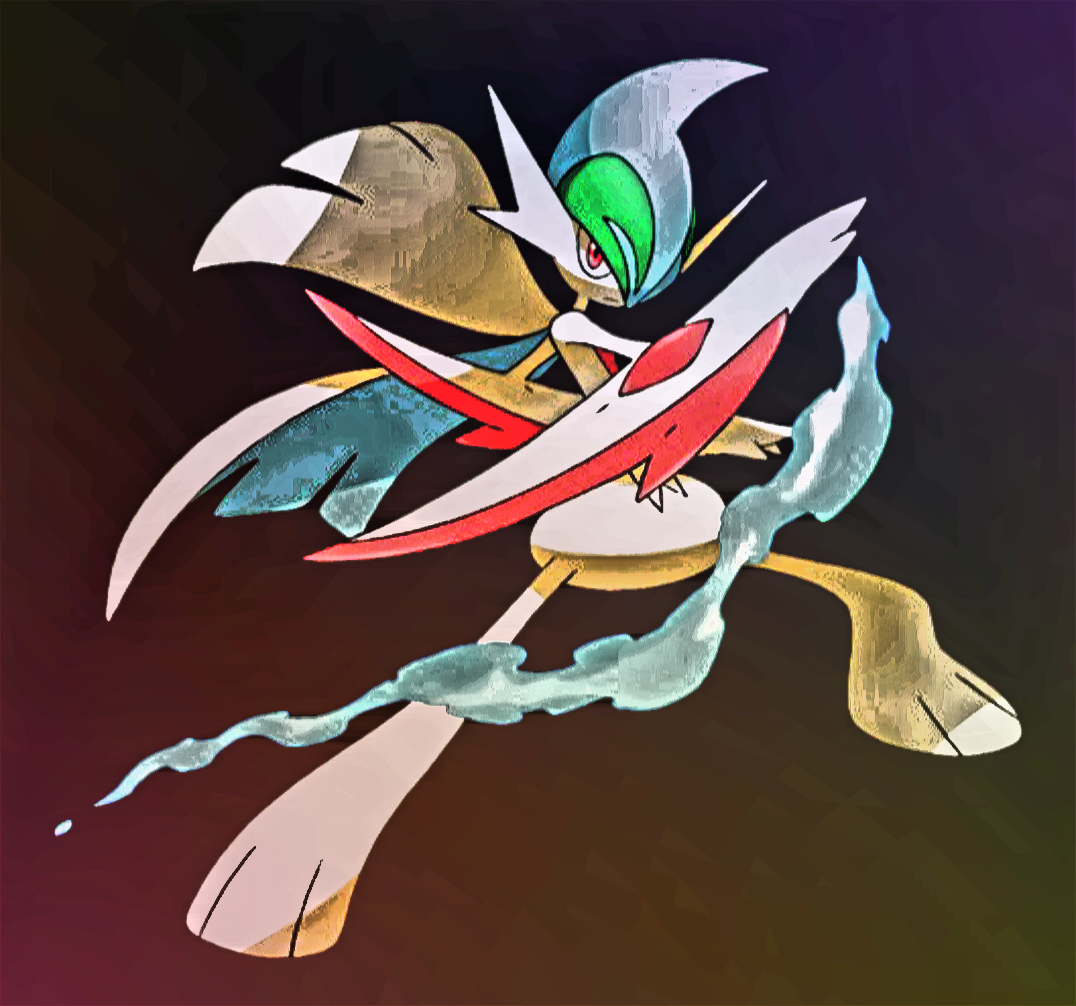 I edited a Gallade picture I found on Google to fit a phones …