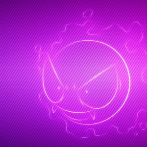 download Download Wallpaper 1440×2560 Gastly, Pokemon, Purple, Light QHD …