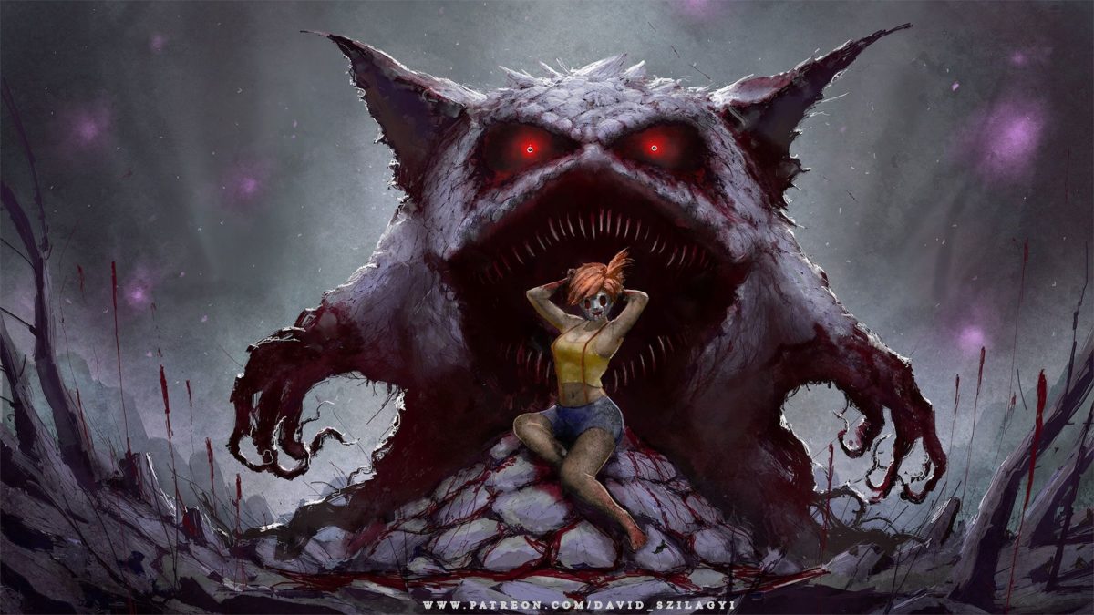 For My Fans! Misty Gengar Creepy Pinup Wallpaper (1920x1080p …