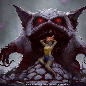 download For My Fans! Misty Gengar Creepy Pinup Wallpaper (1920x1080p …