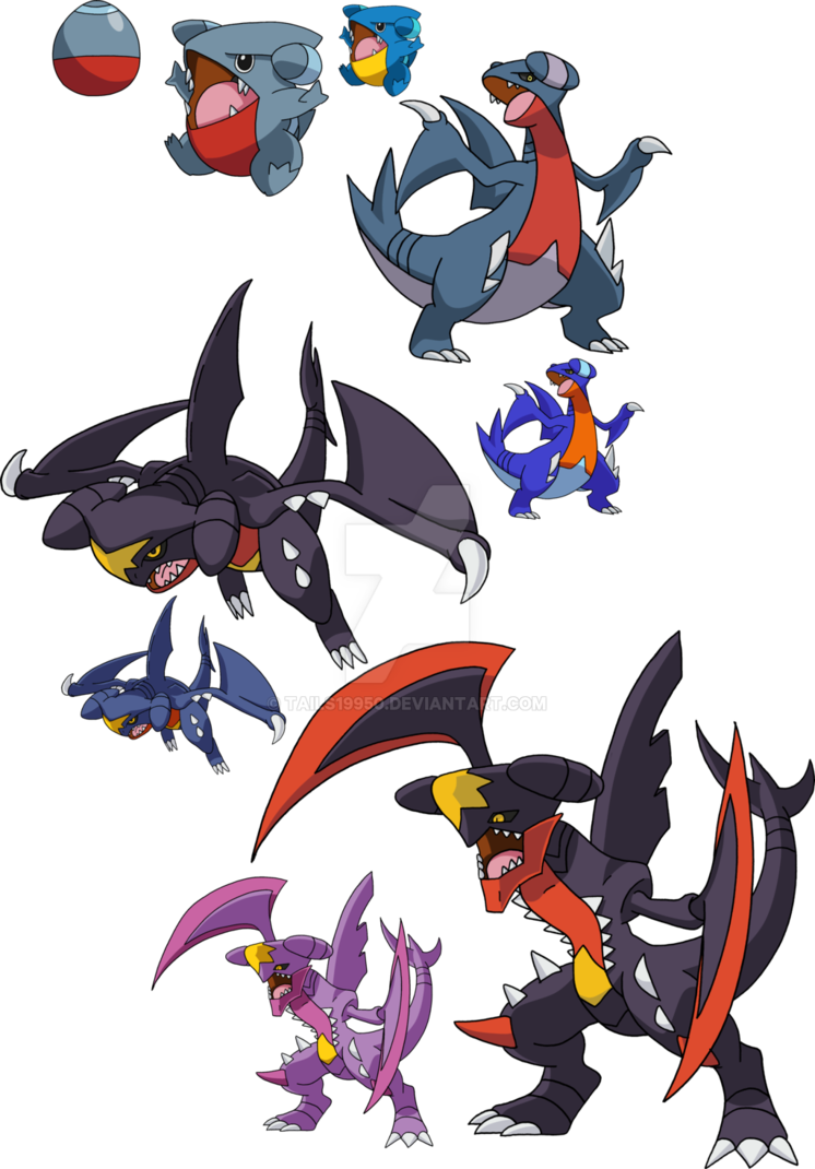 443, 444 and 445 – Gible Evolutionary Line by Tails19950 on …