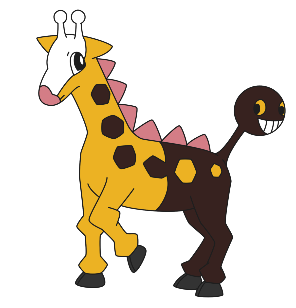 203: Girafarig | POKEMON | Pinterest | Pokémon, Anime and Manga