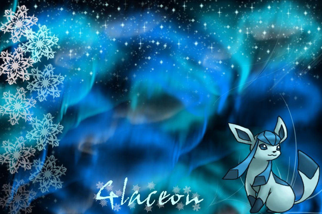 Glaceon Wallpaper by SlaveWolfy on DeviantArt