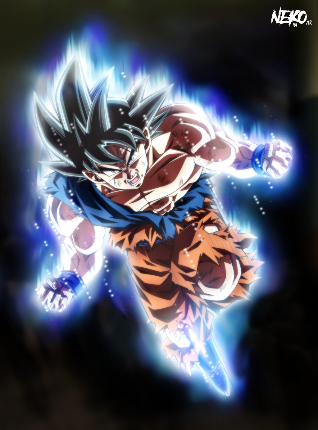 Ultra Instinct Goku wtf by NekoAR on DeviantArt