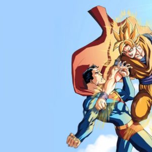 download Son Goku Super Saiyan Vs Superman Wallpaper #4708 | Frenzia.