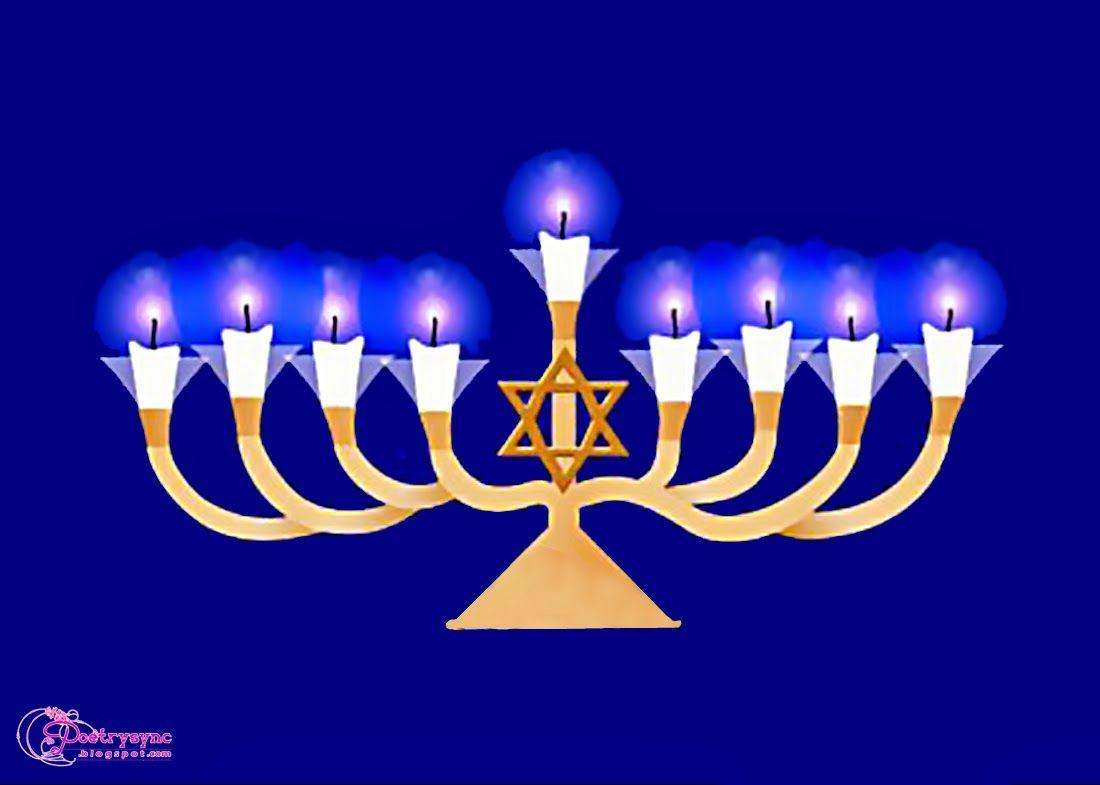 Hanukkah Candle Clip Art Pictures – New Year Greetings Cards