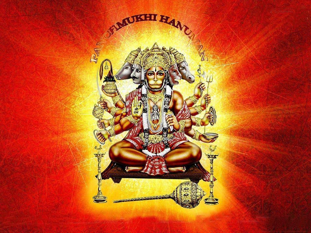 FREE Download Beautiful Panchmukhi Hanuman Wallpapers