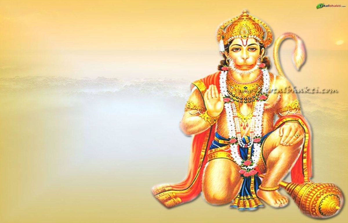 hanuman wallpaper, Hindu wallpaper, Lord Hanuman blessing, orange …