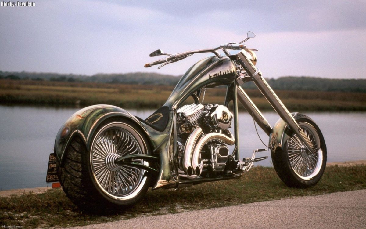 Cool Harley Davidson Chopper Exclusive HD Wallpapers #