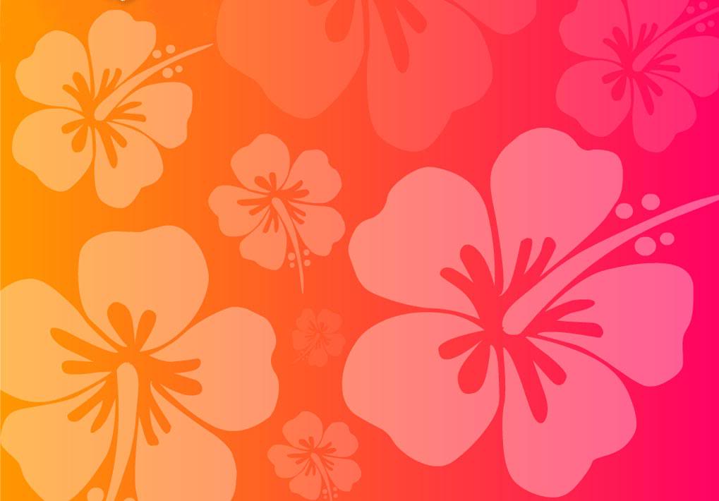 Hawaiian Flower Wallpaper : Pink Hawaiian Flowers Background Utama …