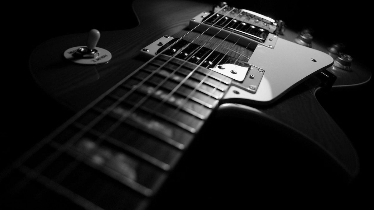 Wallpaper HD 1080p Black And White Guitar – Tuffboys.com