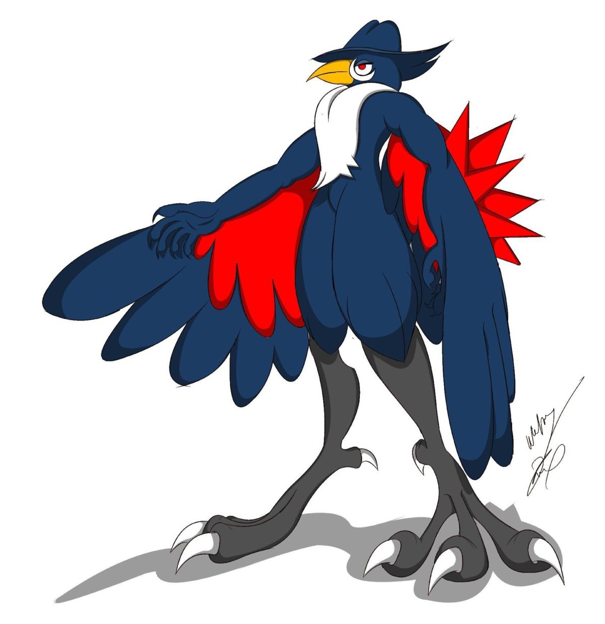 Honchkrow My Style Color by GunZcon on DeviantArt