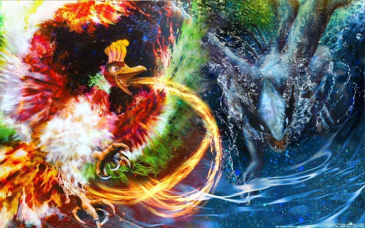29 Ho-oh (Pokémon) HD Wallpapers | Background Images – Wallpaper Abyss