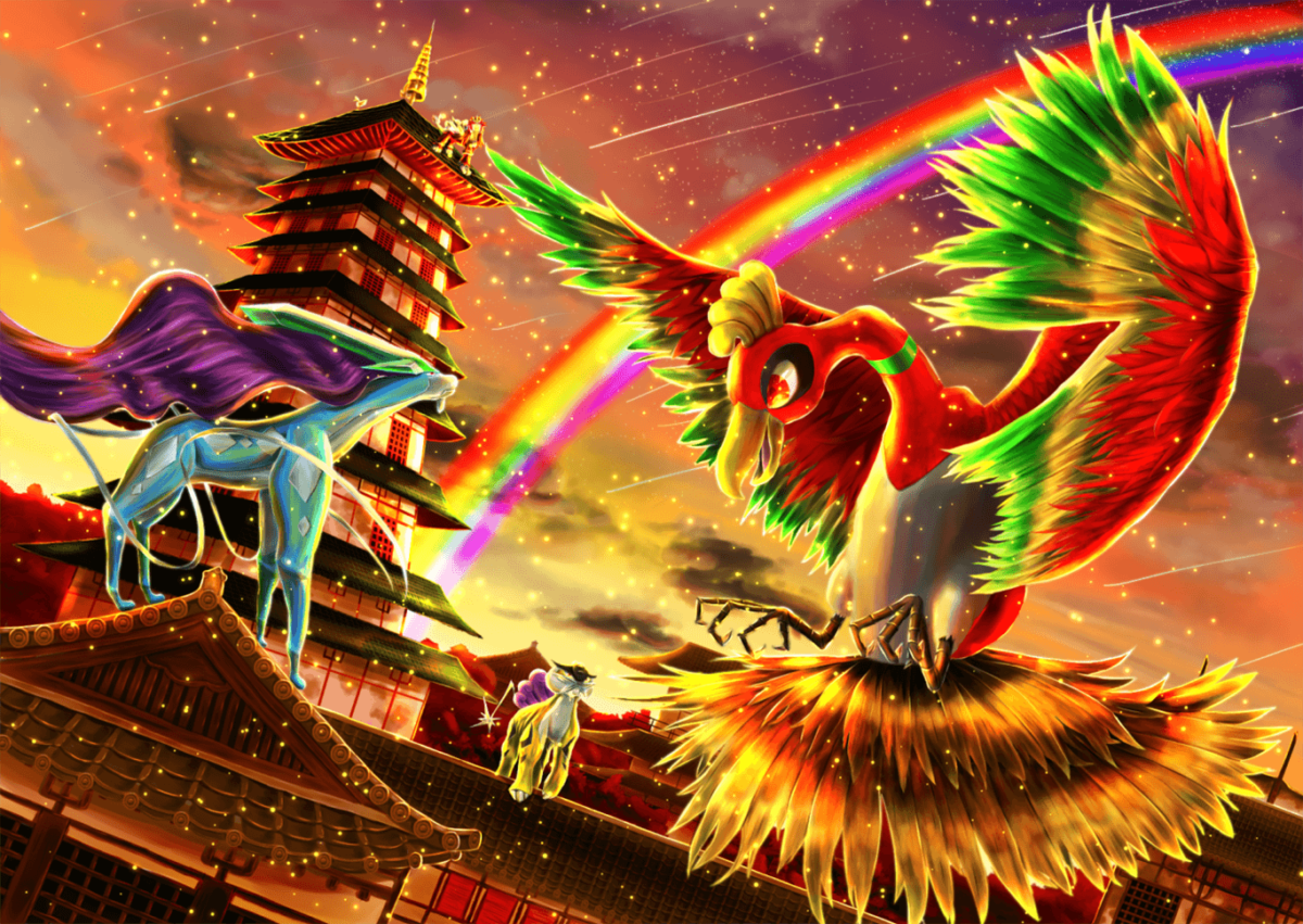 29 Ho-oh (Pokémon) HD Wallpapers | Background Images – Wallpaper Abyss