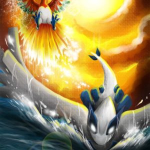 download Ho-oh and Lugia by Nahlarys on DeviantArt