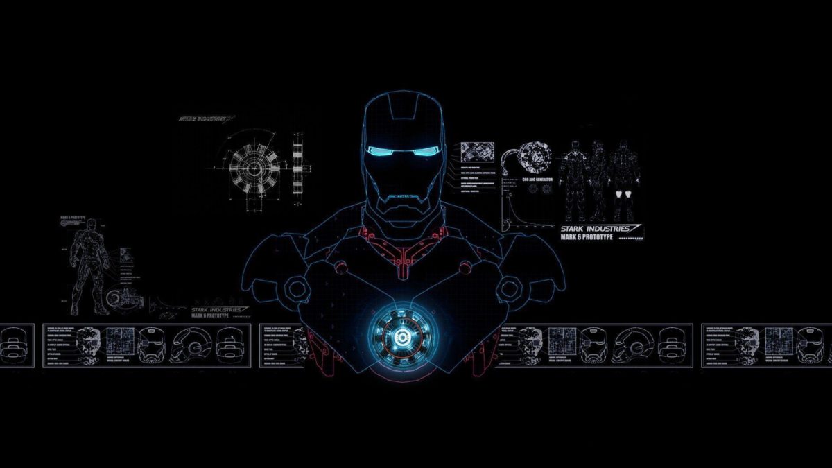 Iron Man Mark 6 Prototype Schematics Wallpaper #