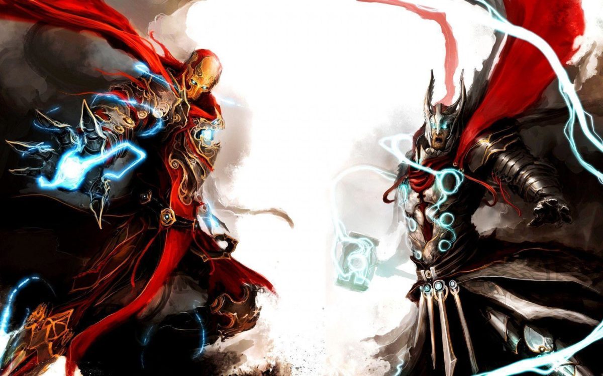 1680×1050 Thor and ironman Wallpaper