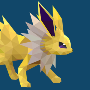 download Low-Poly Jolteon by pikachu-hat on DeviantArt