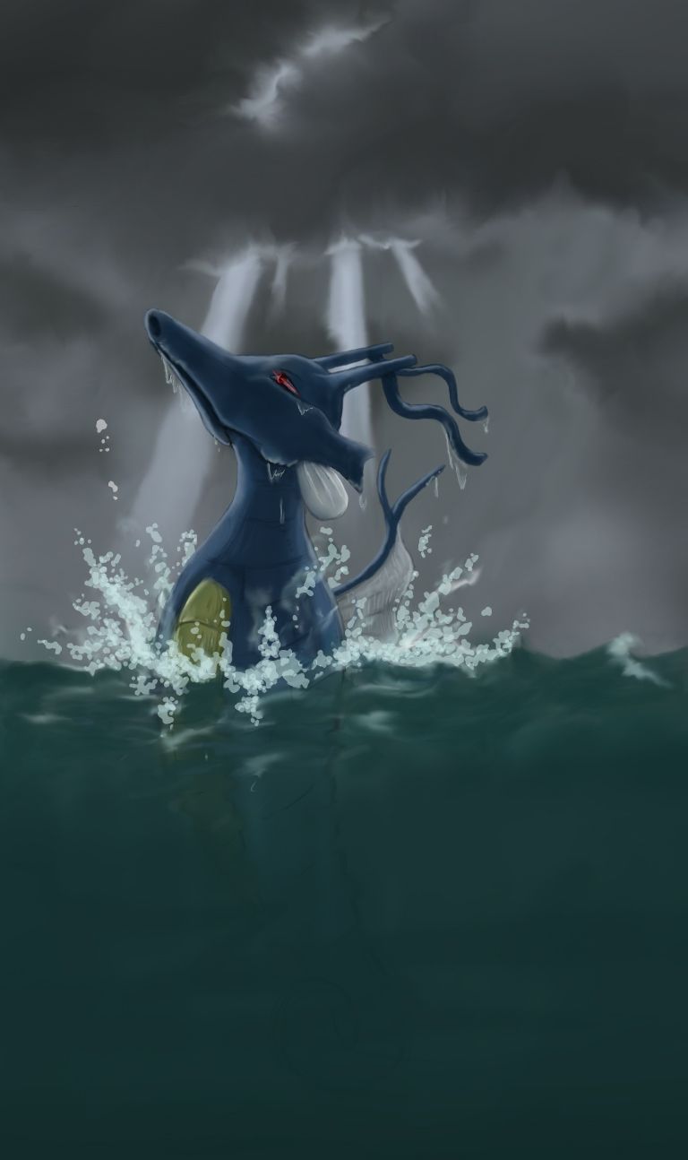 Kingdra…I would love it if you were real. Gorgeous artwork …