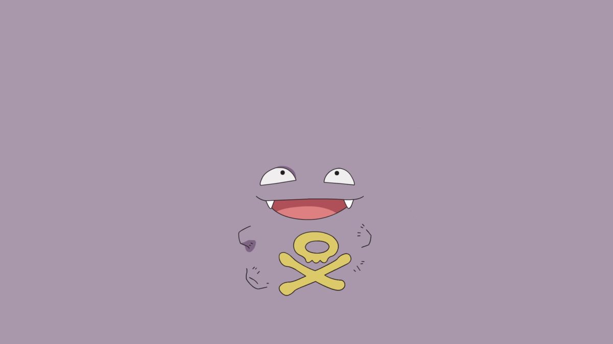 Day 2 of the Minimalistic Pokémon Wallpaper Journey :) Go Koffing …