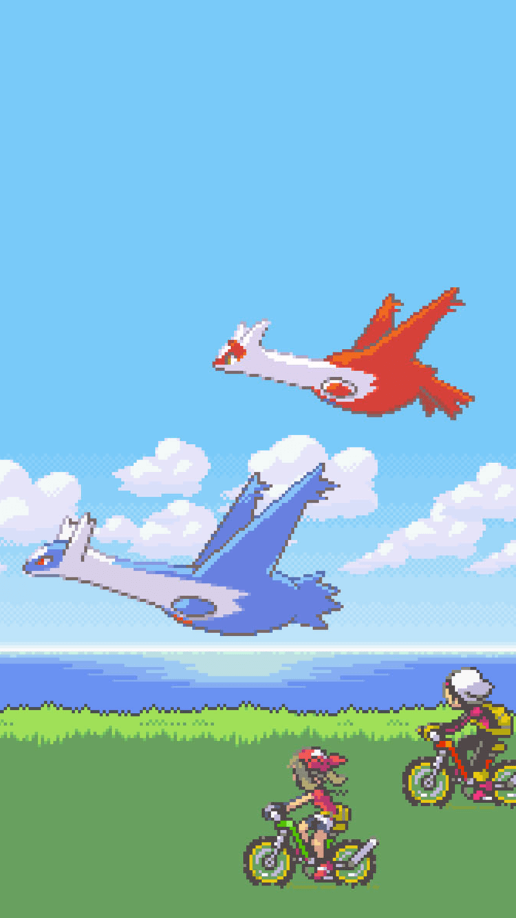 Anyone know if there’s a live wallpaper with latios and latias …