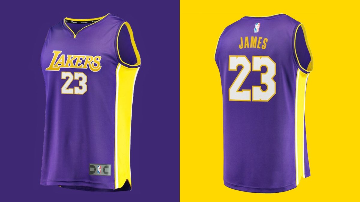 LeBron James jersey Los Angeles Lakers