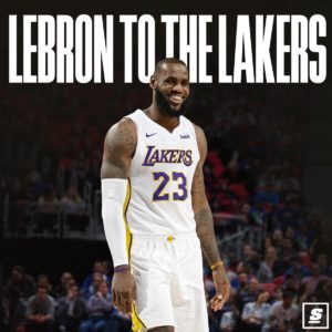 download LeBron James to Los Angeles Lakers