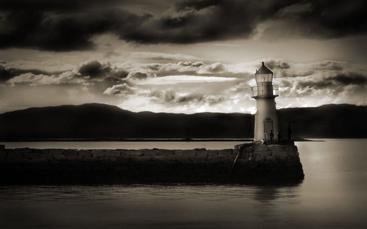 Art: Scotland Dark Lighthouse Beach Islands Hd Backgrounds …