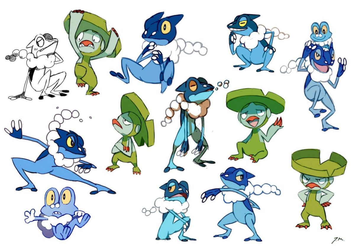 Some frog pokemon + Lombre :) | Pokemon | Pinterest | Pokémon, Frogs …