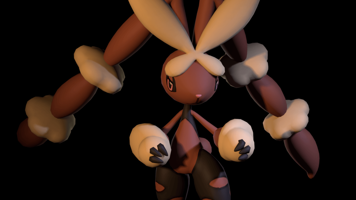 Mega Lopunny in ready stance | Source Filmmaker | Know Your Meme
