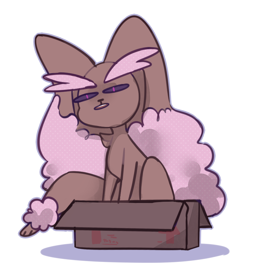 Shiny Lopunny in a box | Pokémon