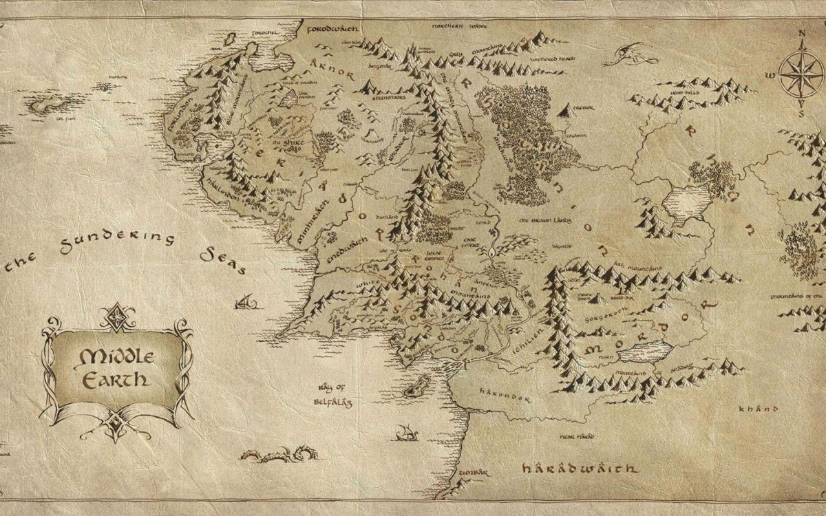Lord of The Rings Map – HD Desktop Wallpaper | HD Wallpapers Source