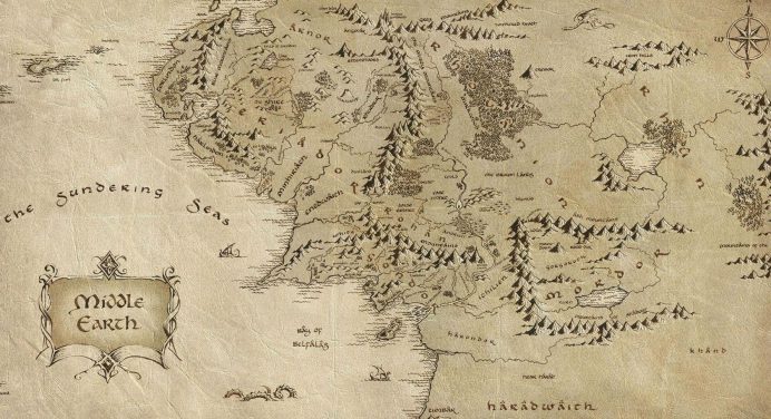 Lord of The Rings Map – HD Desktop Wallpaper | HD Wallpapers Source