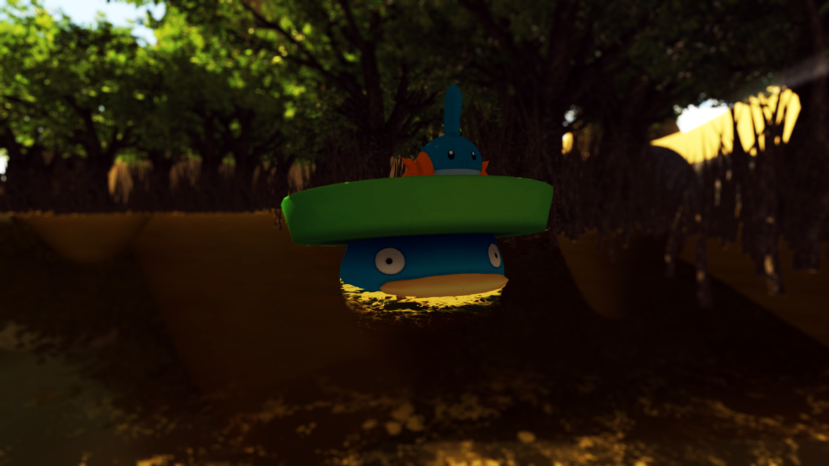 Mudkip and Lotad in the Sandbox 1 by jedi201 on DeviantArt
