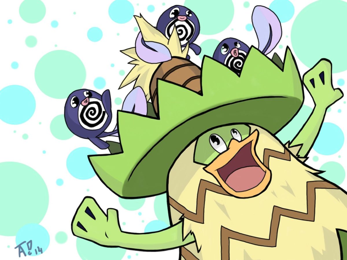 Ludicolo and Poliwags by alexandea540 on DeviantArt