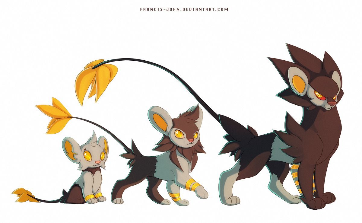 Shinx Luxio and Luxray by francis_john — Fur Affinity [dot] net