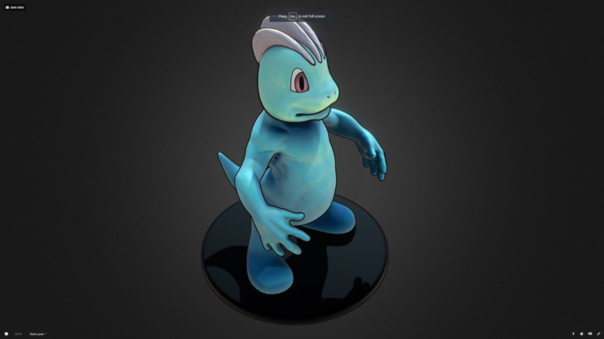 Machop Pokemon 3D asset | CGTrader