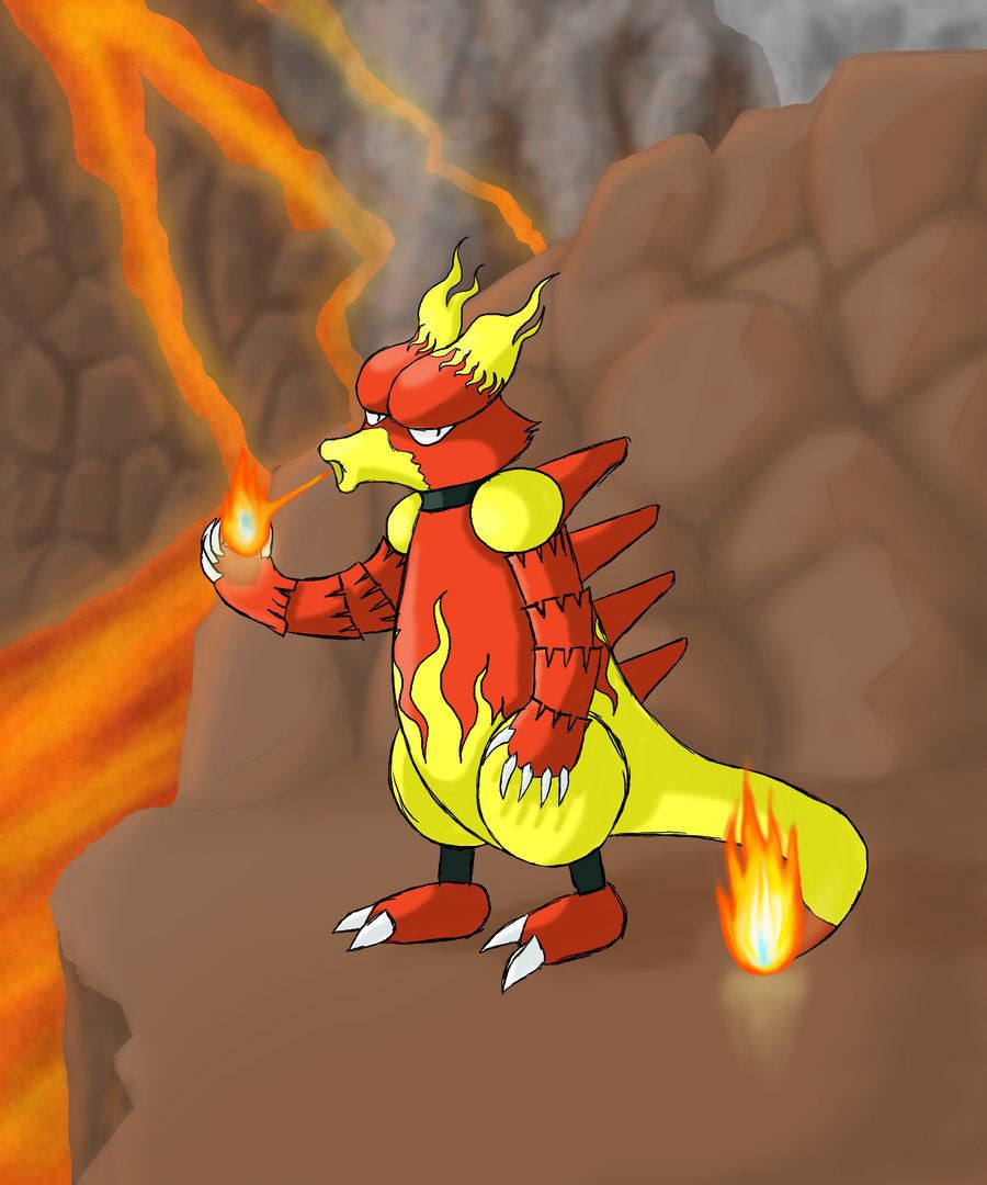 Magmar by Mietschie on DeviantArt