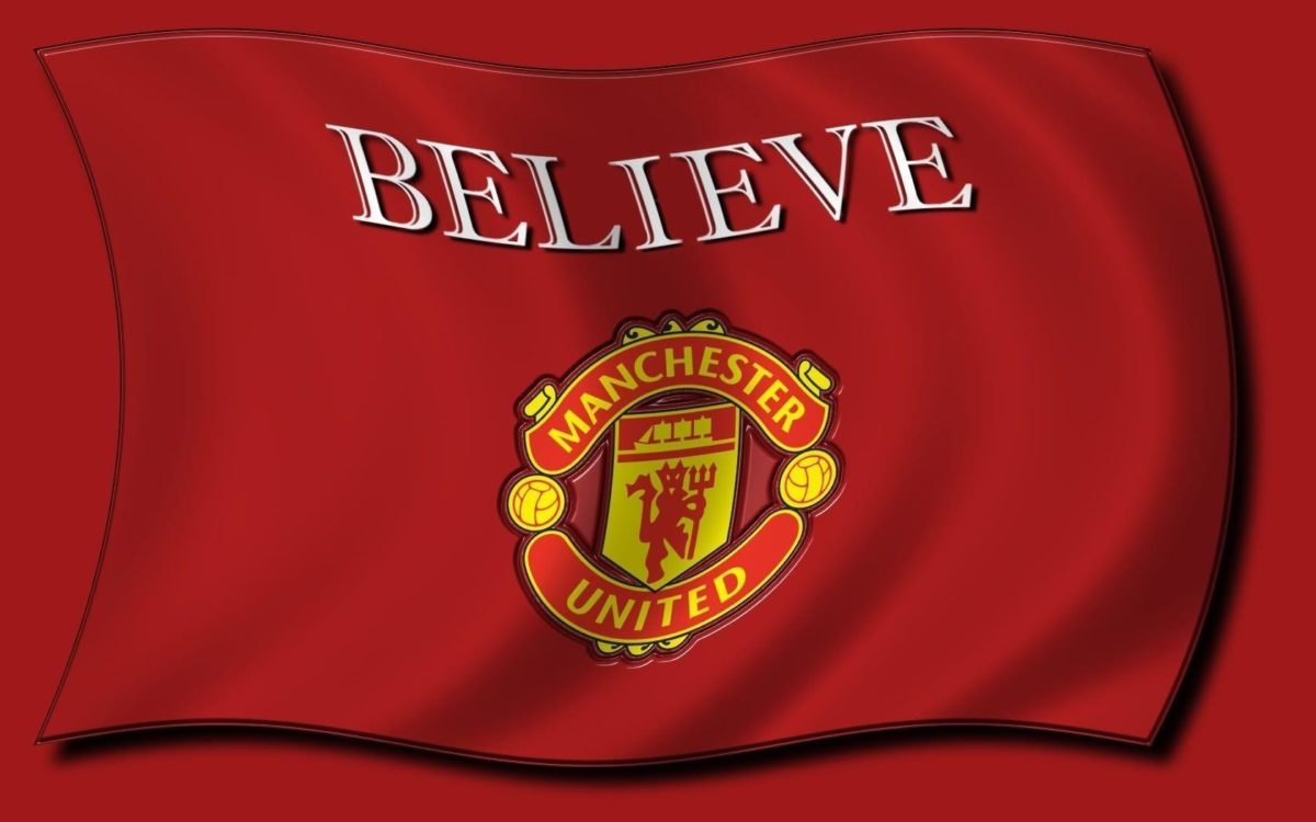 Red Background Manchester United Logo Wallpape #11581 Wallpaper …