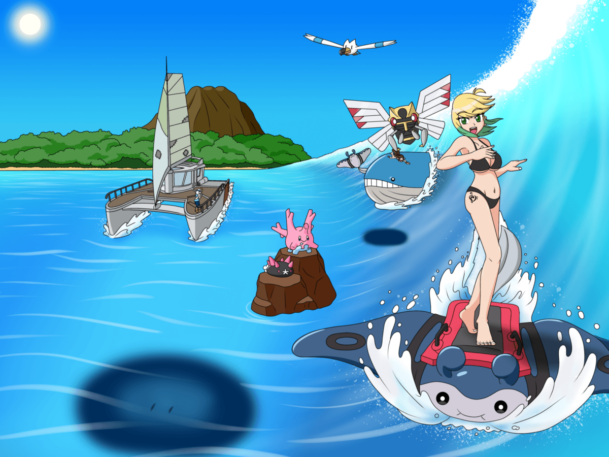 Mantine Surfing by CSGameGalaxy on DeviantArt