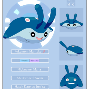 download PKMNation: Mana the Mantyke Reference Sheet by pixielog | Pokemon …
