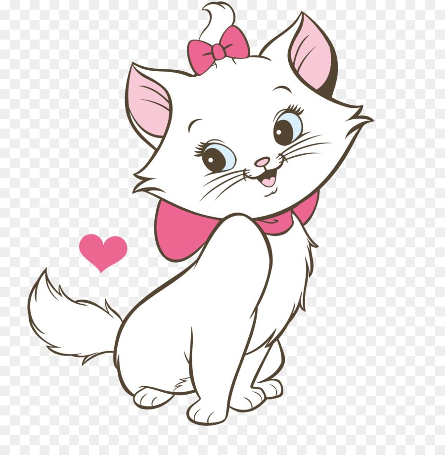 Minnie Mouse Cat Marie Kitten Aristogatos – Cute cat png download …