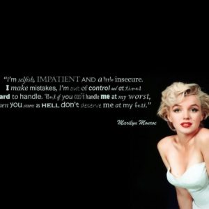 download Marilyn Monroe Quotes 6645 Desktop Backgrounds | Areahd.