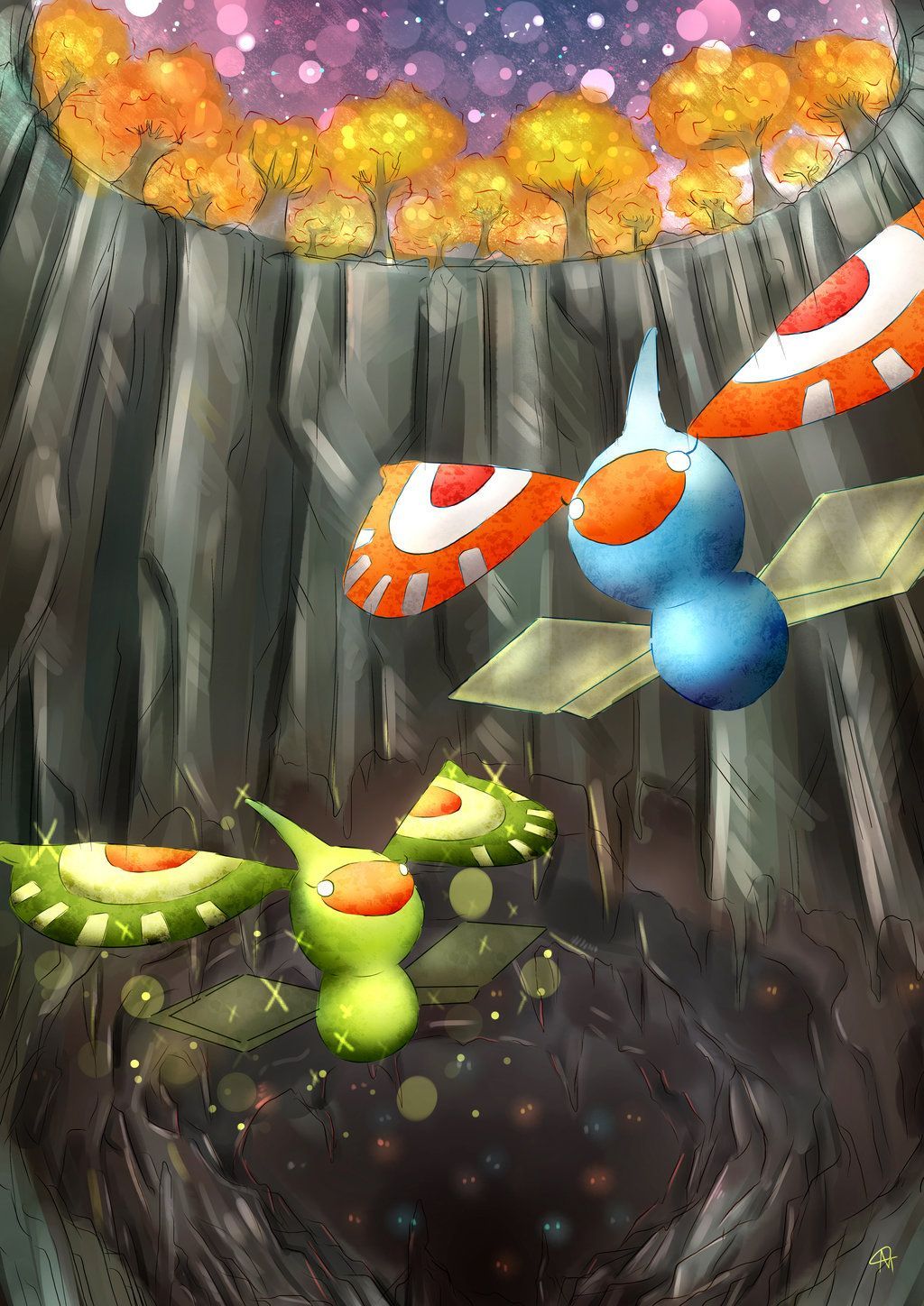 masquerain bug pokemon shiny pokemon flying | pokemon | Pinterest …