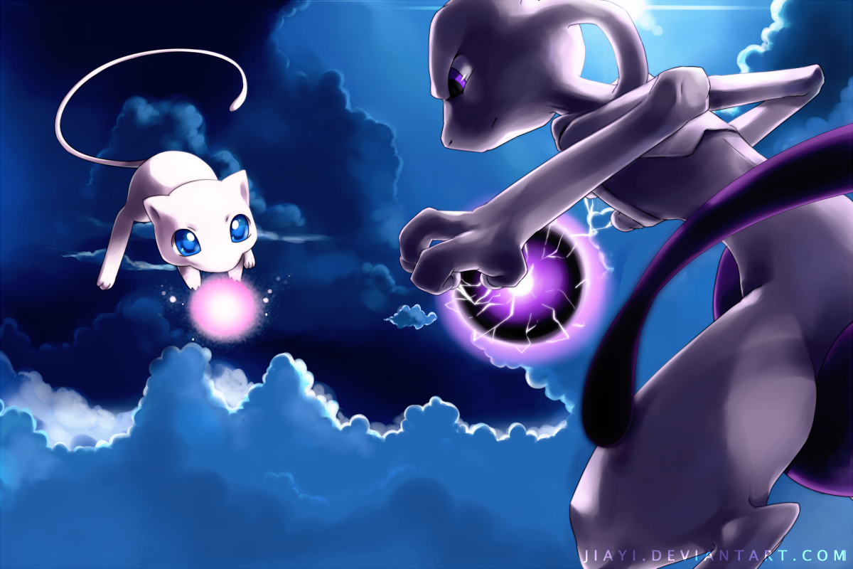 Mew (pokemon) images Mew vs Mewtwo HD wallpaper and background …