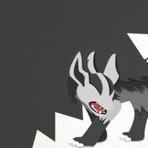 download Minimalistic Mightyena (Material Design) by EugenianToons on DeviantArt