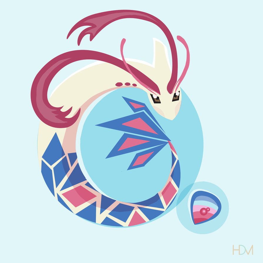Milotic and the Prism Scale by Maglii on DeviantArt