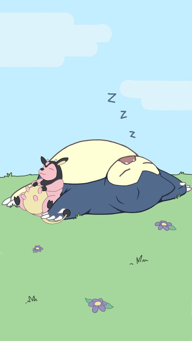 Snorlax and Miltank Nap Time Wallpaper by mnb73 on DeviantArt